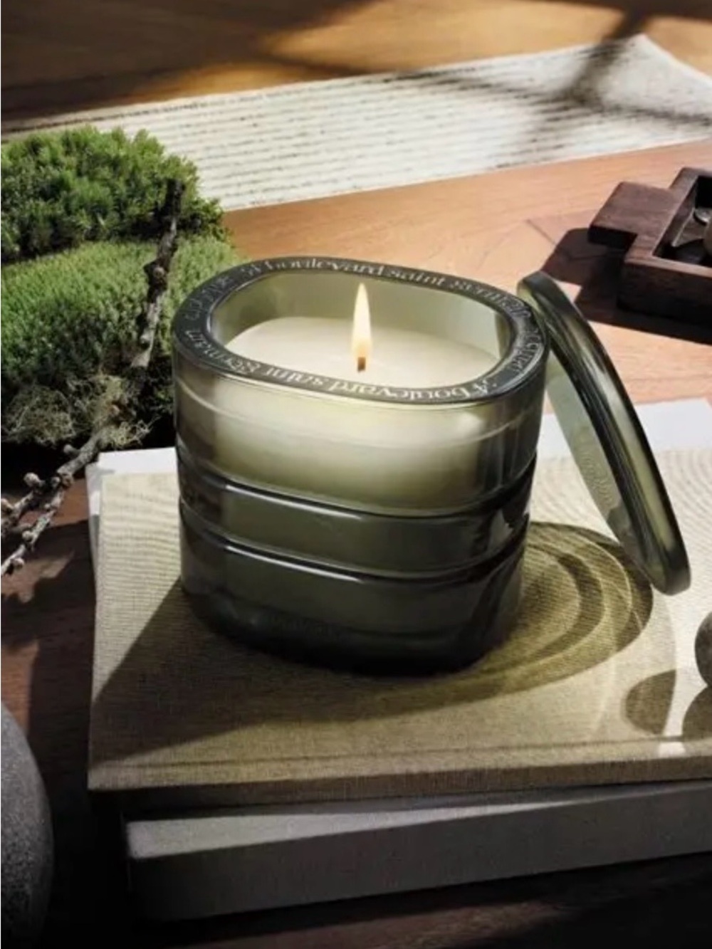 Diptyque Temple des Mousses Bougie Signature Scented Candle ✨